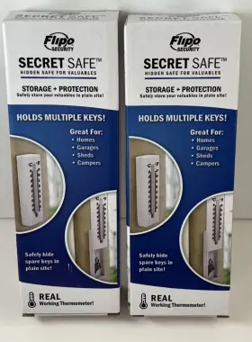 Ds-thermometer FLIPO Hidden Key Wall Secret Safe Stash Box