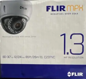 C237VC FLIR Sony Exmor Motorized Varifocal Wdr Dome Camera
