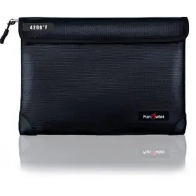 661558337163 FUNOWLET Fireproof Waterproof Document Bag Heat