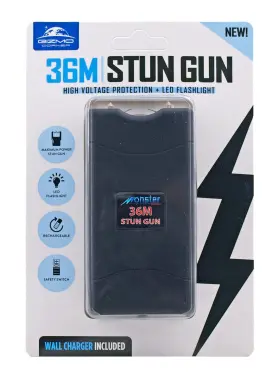 SG-M36000BK GIZMO CORNER Million Volt Taser Defense Led
