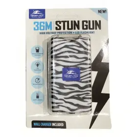 SG-M36000ZB GIZMO CORNER Million Volt Taser Defense Led Zebra