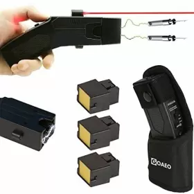 760701916689 GOAEO Stun Gun Rechargeable Safety Remote Shock
