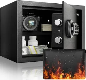 749753610011 GOLDENKEY Digital Fireproof Safe Box