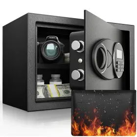 0.77 GOLDENKEY Classic Fireproof Safe Charging Port Digital