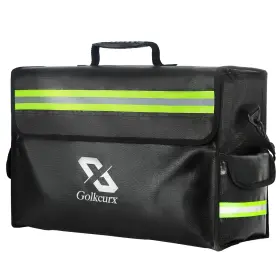 BAG-2023-006 GOLKCURX Fireproof Document Box Bags Zipper
