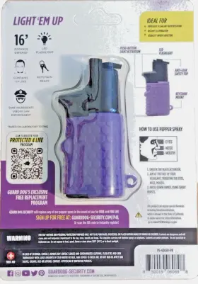 850019060898 GUARD DOG Pepper Spray Flashlight Light Ftem Up #2