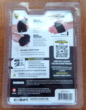 857107006042 GUARD DOG Pepper Spray Pink Sleeve Knucle #2