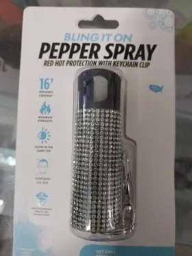 857107006486 GUARD DOG Bling Key Ring Defense Pepper Spray #2
