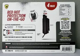 PS-GDQA-BK-4 GUARD DOG Action Pepper Spray Pack Distance #2