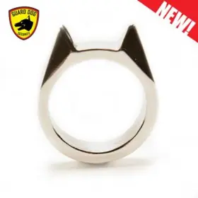 Guard Dog Security 857107006332 Bear Ring By Silver Sm. 7.5mm Size. Free Shipping
