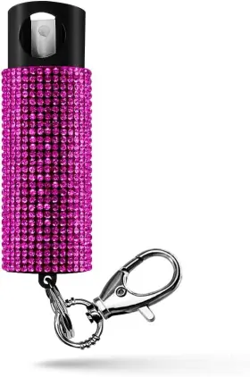 857107006516 GUARD DOG SECURITY Bling Pepper Spray Keychain