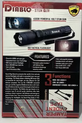 TLSG-GDD4500 GUARD DOG SECURITY Diablo Concealed Flashlight #2