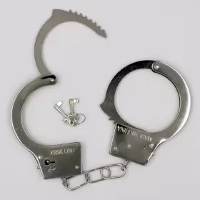43223-14736 HAZOULEN Pack Kids Play Toy Handcuffs Key Swat #2