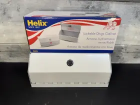 079252270509 HELIX Lockable Wall Drug Cabinet