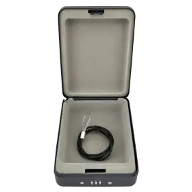 Helix 61219 Deluxe Personal Locking Safe With Tether Heavy-duty Steel Construction