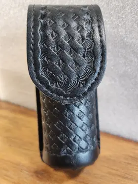 1458WC HEROS PRIDE Pepper Spray Holder Basketweave Snap Close