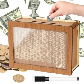 TFMONEYBANK01 HIVAOLJOY Box Cash Vault Piggy Bank Kids Goals