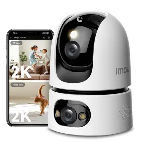 Imou 937479601350 6mp Security Camera Indoor Dual-len 360 Pan-tilt Baby Monitor Pet Cam