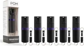 313047318336 PEPPER Spray Keychain Key Release Access Top