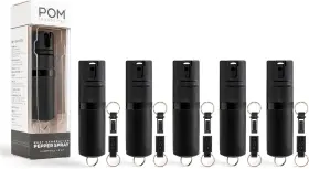 744110380750 PEPPER Spray Keychain Key Release Access Top