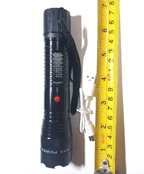 723905975258 JAGUAR Stun Gun Flashlight Rechargeable Belt #3