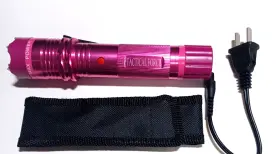 59PK JAGUAR Pink Flashlight Stun Gun Multifunction Defense #2