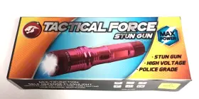 59PK JAGUAR Pink Flashlight Stun Gun Multifunction Defense