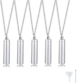 PN-588SET-4 JEWELRY Pack Unisex Memorial Keepsake Steel