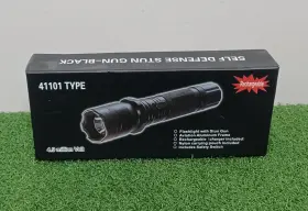 41101P JIANGSU Stun Gun Flashlight Million Volt Rechargeable