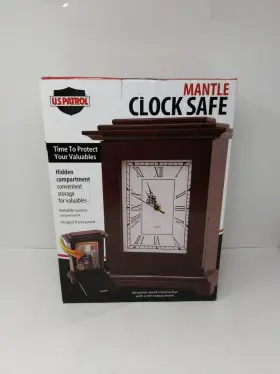 017874012398 JOBAR Mantle Clock Safe Protect Valuables Hidden