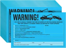 Wzjie JUVALE Tow Parking Sticker Violation Tickets