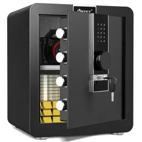 KS-40 KAVEY Cub Fireproof Safe Box Steel Security Lcd Touch