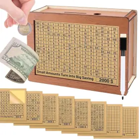 WOODB-1 KILLERS INSTINCT OUTDOORS Wooden Cash Box Target