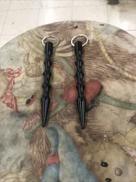 18906-13467 KUBOTAN Grooved Defence Keychains Set