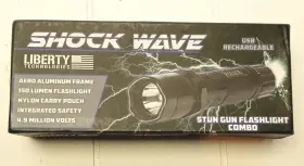 51121 LIBERTY TECHNOLOGIES Shockwave Flash Light Stun Gun Usb