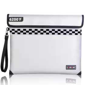 5200 LOJGOAY Fireproof Document Bag Heat Insulated