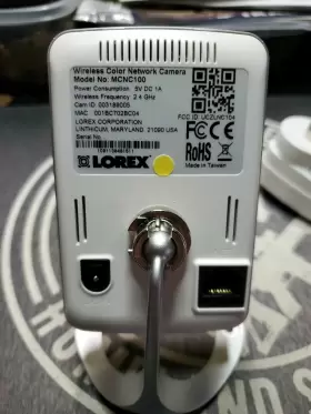 MCNC100 LOREX Cream Wireless Network Ip Security Camera Power #2