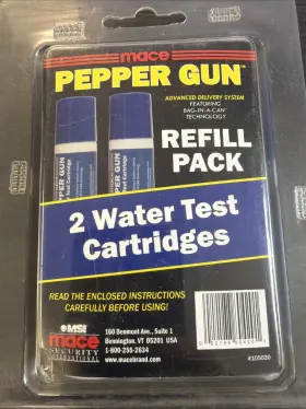 022188804201 MACE Pepper Gun Refill Pack Water Cartridges