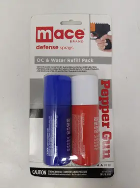 022188804225 MACE Unisex Pepper Gun Cartridge Refills Oc
