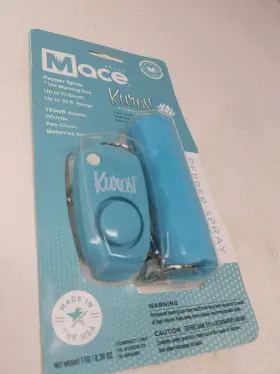 022188805574 MACE Kuros Pocket Pepper Spray Alarm Turquoise #3