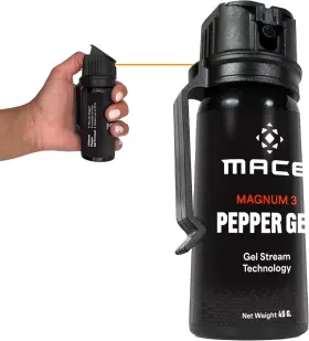 Mace 445016114199 Pepper Gel - Max Police Strength Oc With Uv Dye No Wind Blowback Long Ran