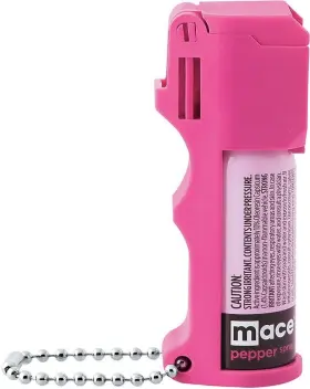 80353 MACE Ormd Pink Pepper Spray Uv Dye Finger Grip Keychain