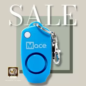 80556 MACE Kuros Alarm Decibels Batteries Keychain Whistle