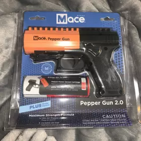 Mace 80586 Pepper Gun 2.0 Pistol With Strobe Led Black/orange New