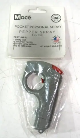 80827 MACE Pocket Pepper Spray Safety Lock Uv Dye