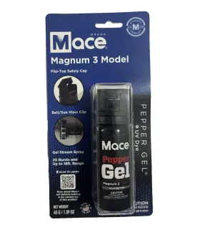 Mace 843925010361 18 Ft Pepper Spray Gel Women Self Defense Safety Belt Clip Security Cap