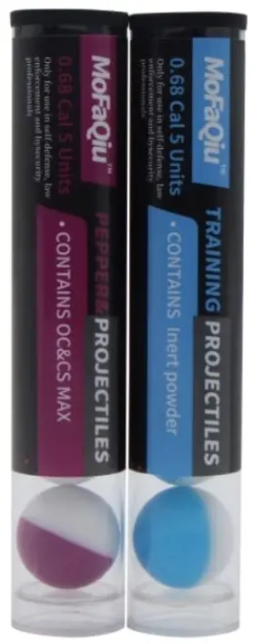 977166200527 MOFAQIU Caliber Pepper Projectiles Stopping Oc