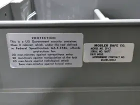 SFC-5 MOSLER Security Filing Cabinet Safe #3