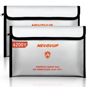 NEVGVUP-FIREBAG01 NEVGVUP Fireproof Bag Heat Insulated Doc