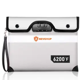 NEVGVUPSLA5 NEVGVUP Fireproof Bag Lock Zipper Refl